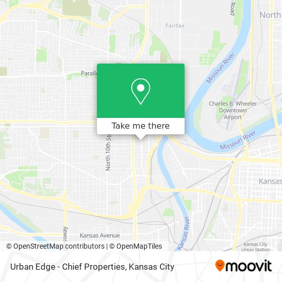 Urban Edge - Chief Properties map