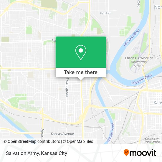 Salvation Army map