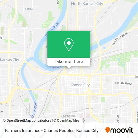 Farmers Insurance - Charles Peoples map