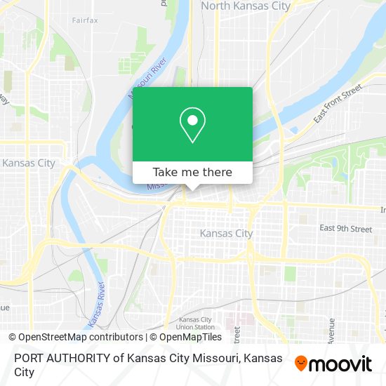 Mapa de PORT AUTHORITY of Kansas City Missouri