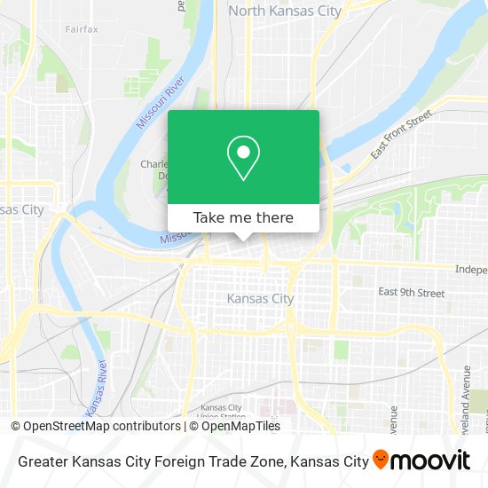 Greater Kansas City Foreign Trade Zone map