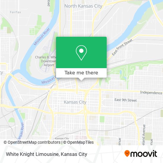 White Knight Limousine map