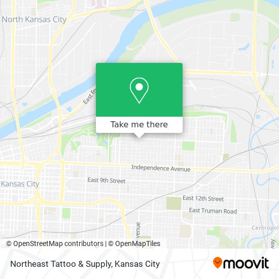 Northeast Tattoo & Supply map