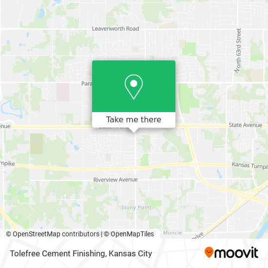 Tolefree Cement Finishing map