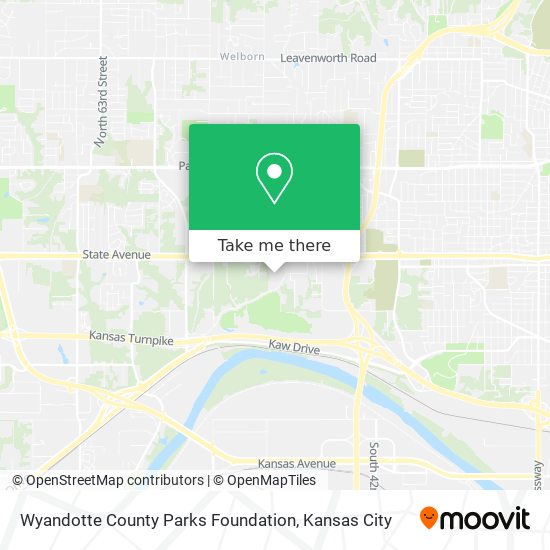 Mapa de Wyandotte County Parks Foundation