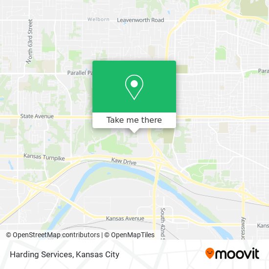 Mapa de Harding Services