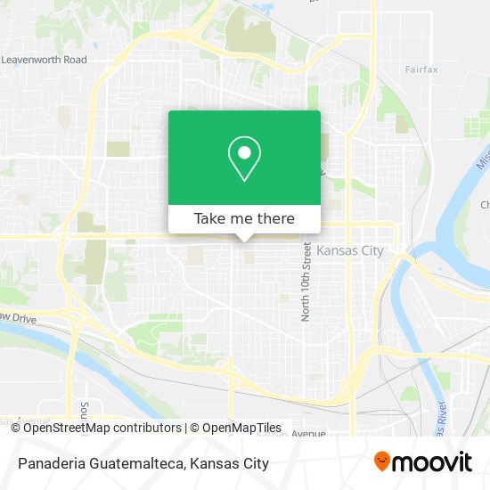 Mapa de Panaderia Guatemalteca