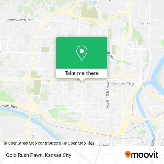 Gold Rush Pawn map