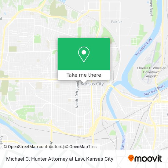 Michael C. Hunter Attorney at Law map