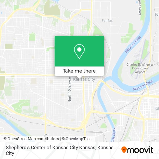 Shepherd's Center of Kansas City Kansas map