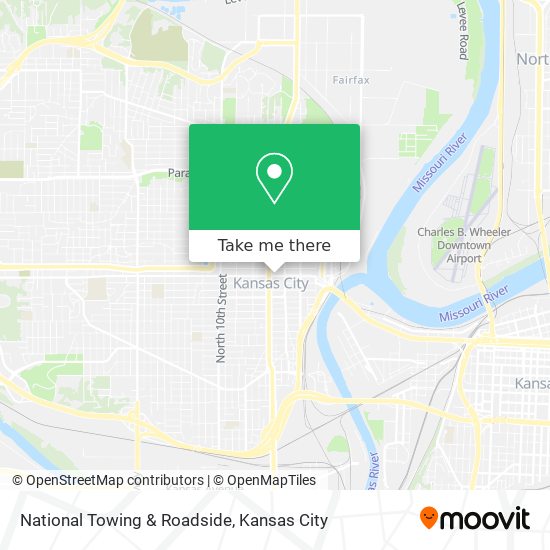 Mapa de National Towing & Roadside