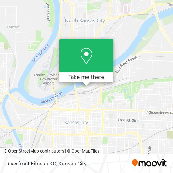 Mapa de Riverfront Fitness KC
