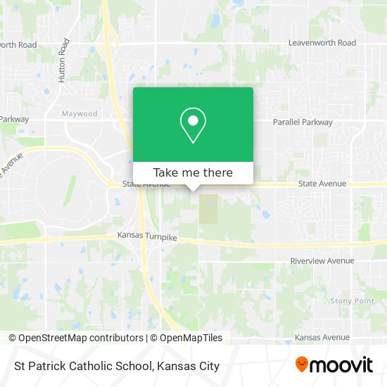 St Patrick Catholic School map