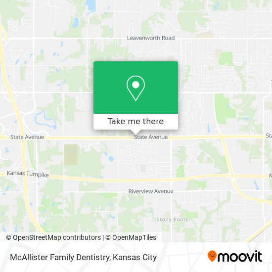 Mapa de McAllister Family Dentistry