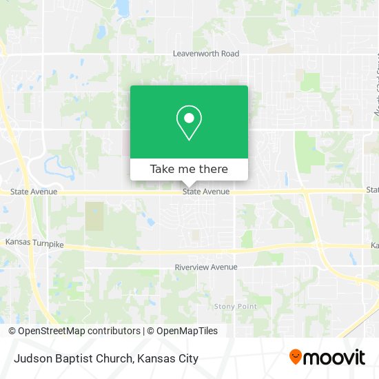 Judson Baptist Church map