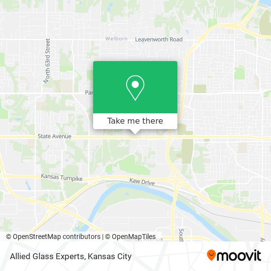 Allied Glass Experts map