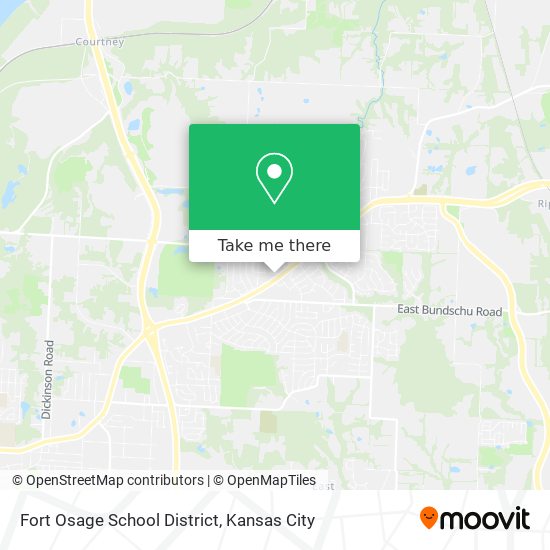 Fort Osage School District map