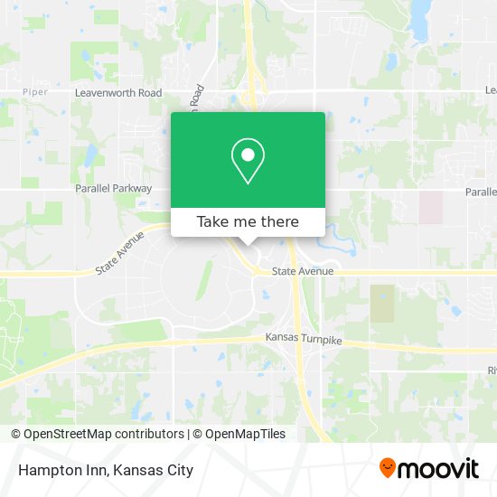 Hampton Inn map