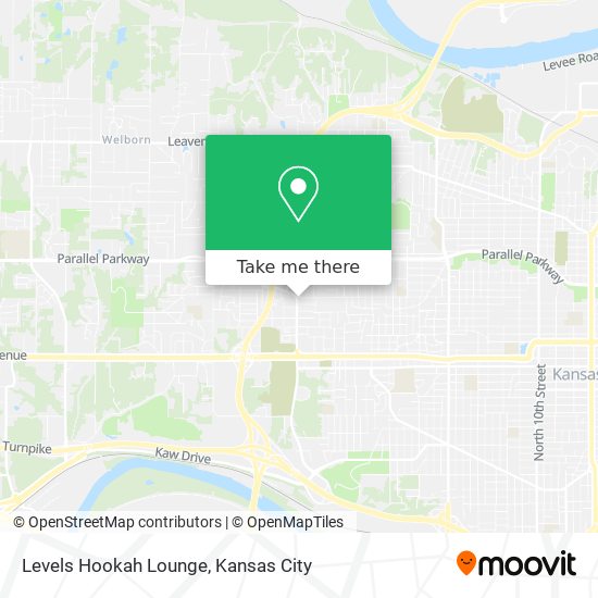 Levels Hookah Lounge map