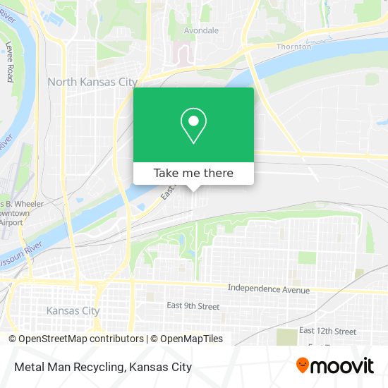 Metal Man Recycling map