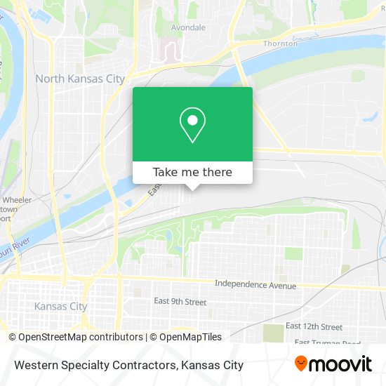 Western Specialty Contractors map