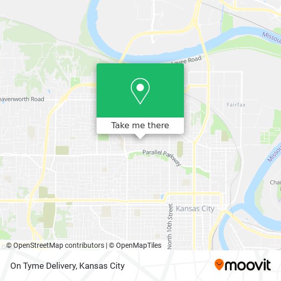 On Tyme Delivery map