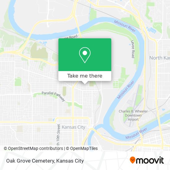 Oak Grove Cemetery map