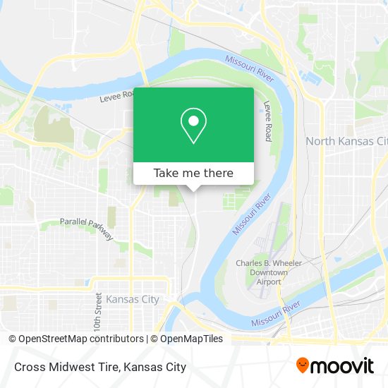Cross Midwest Tire map
