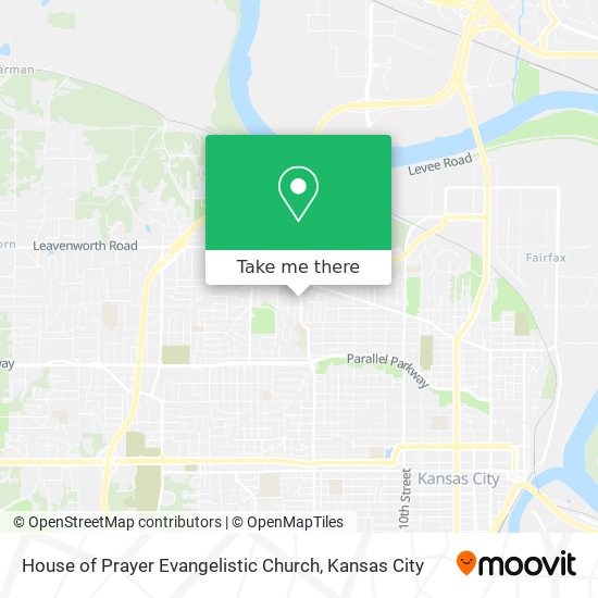 Mapa de House of Prayer Evangelistic Church