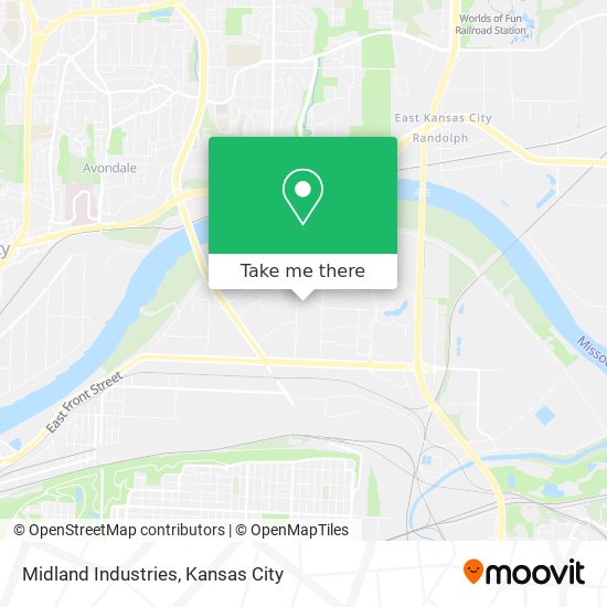 Midland Industries map