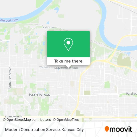 Modern Construction Service map