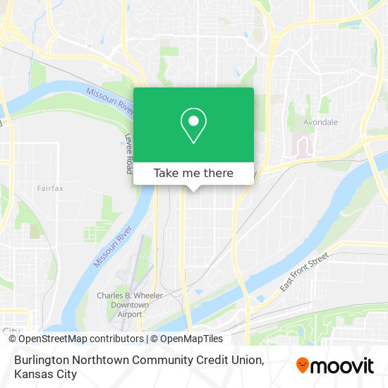 Burlington Northtown Community Credit Union map