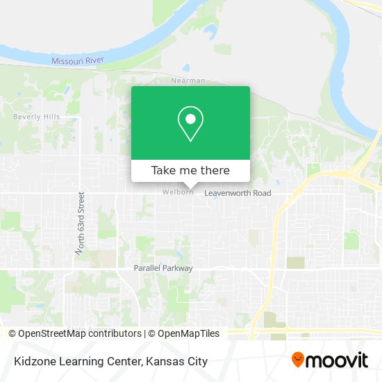 Kidzone Learning Center map