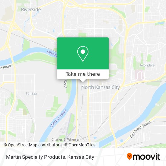 Martin Specialty Products map