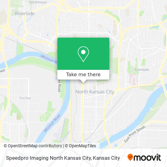 Mapa de Speedpro Imaging North Kansas City