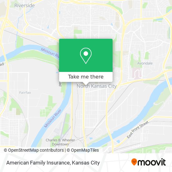 American Family Insurance map