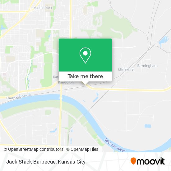 Mapa de Jack Stack Barbecue