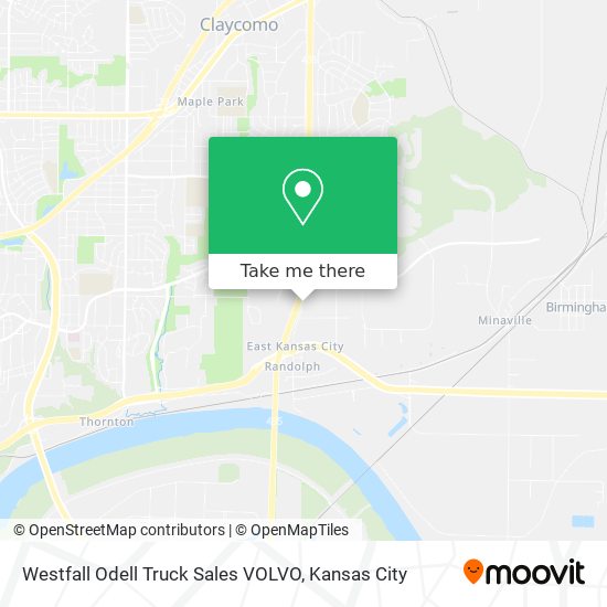 Westfall Odell Truck Sales VOLVO map