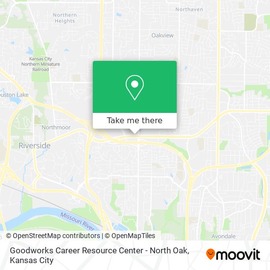 Mapa de Goodworks Career Resource Center - North Oak