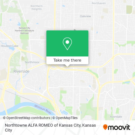 Mapa de Northtowne ALFA ROMEO of Kansas City