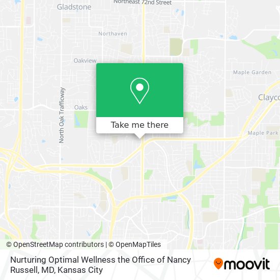 Nurturing Optimal Wellness the Office of Nancy Russell, MD map