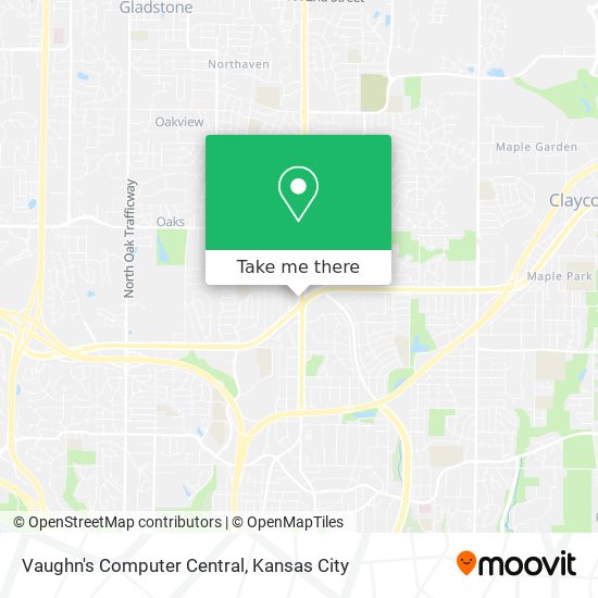 Vaughn's Computer Central map
