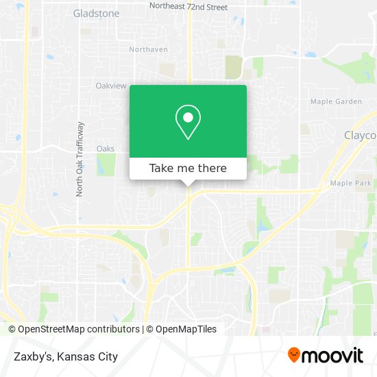 Zaxby's map