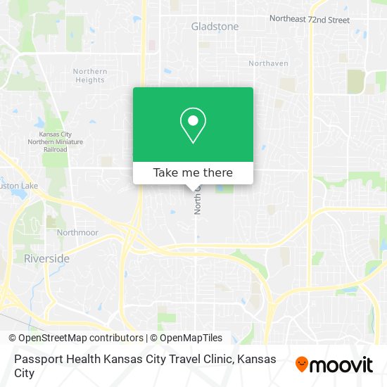 Passport Health Kansas City Travel Clinic map