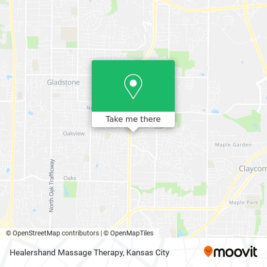 Mapa de Healershand Massage Therapy
