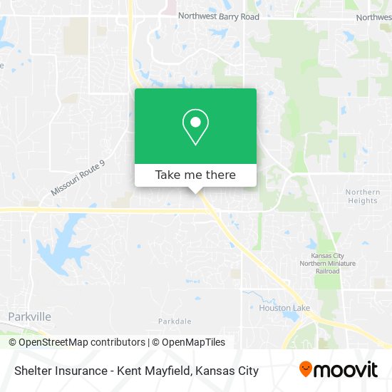 Mapa de Shelter Insurance - Kent Mayfield