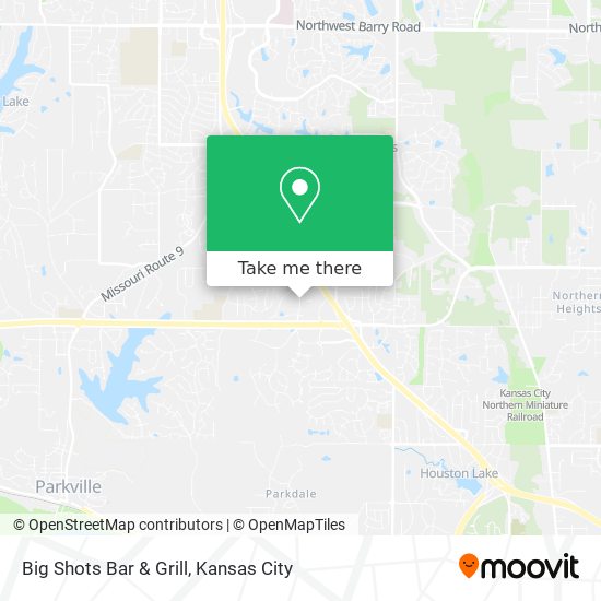Big Shots Bar & Grill map