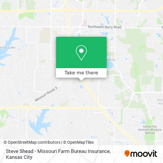 Mapa de Steve Shead - Missouri Farm Bureau Insurance