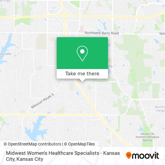 Mapa de Midwest Women's Healthcare Specialists - Kansas City