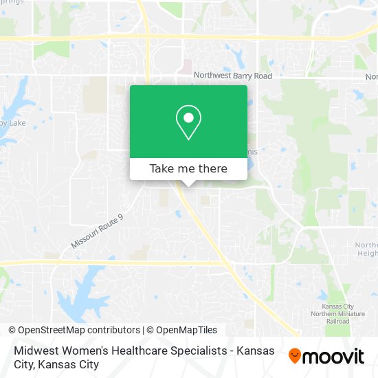 Midwest Women's Healthcare Specialists - Kansas City map